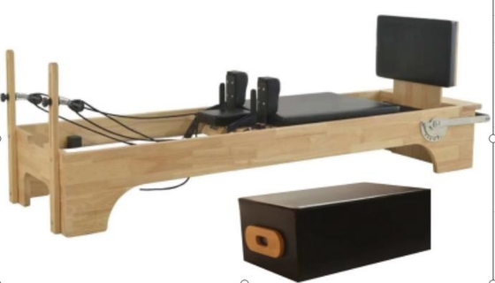 ISO9001 Pilates Exercise Equipment Wood Pilates Reformer OEM ODM