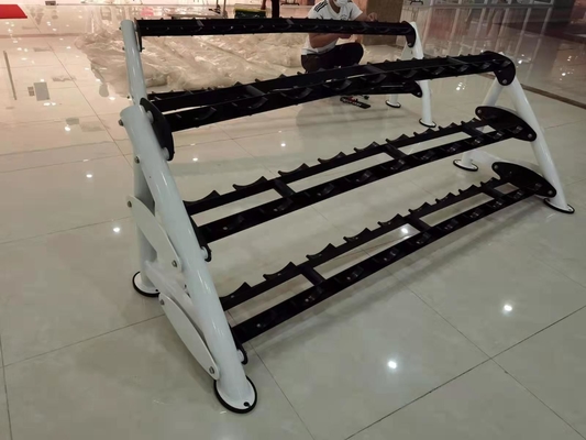 15 Pairs Fitness Dumbbell 3 Tier Dumbbell Rack 2490*690*760MM