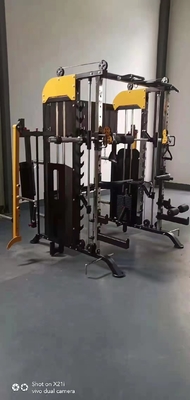 Q235 A Steel Tube Multi Functional Fitness Smith Machine OEM ODM