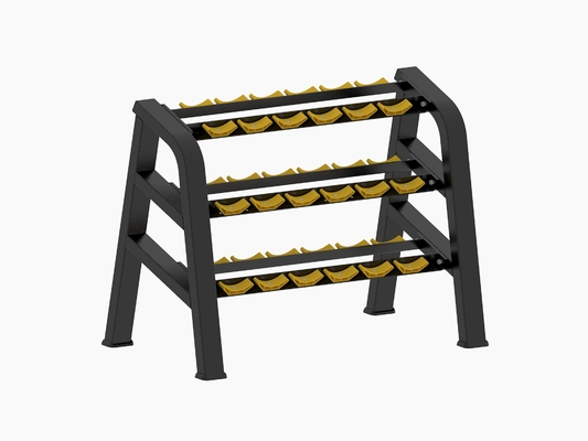 Custom Logo Powder Coating Dumbbell Safety Rack 2 Tier