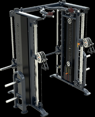 Multifunctional Gym Fitness Equipment Cable Crossover Smith Machine Powder Coating