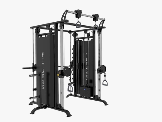 Multifunctional Gym Fitness Equipment Cable Crossover Smith Machine Powder Coating