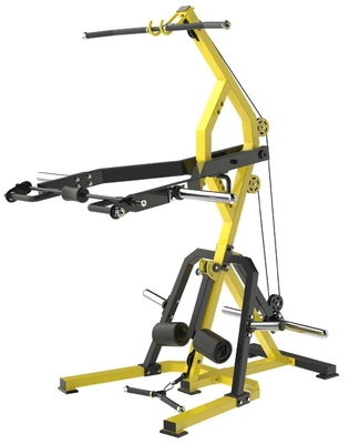 50*100mm Tube Bench Press Squat Rack Bench Front High Pully
