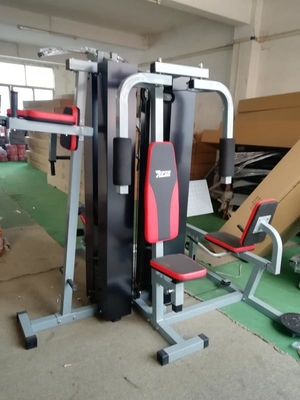 Burgundy Commercial Multifunctional Gym Equipment 50kgs/2 Group