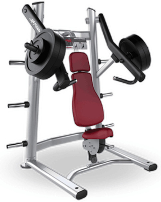 Incline chest press  oval tube sport bench  gym machine