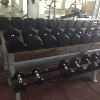 200KG Fitness Dumbbell Rubber Dumbbell Set Integrated Gym Trainer