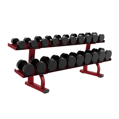 200KG Fitness Dumbbell Rubber Dumbbell Set Integrated Gym Trainer