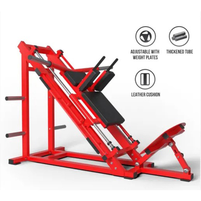 Weight Plates Gym Pipe Wall Thickness 2mm 45 Degree Hack Squat Machine