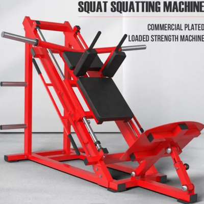 Weight Plates Gym Pipe Wall Thickness 2mm 45 Degree Hack Squat Machine