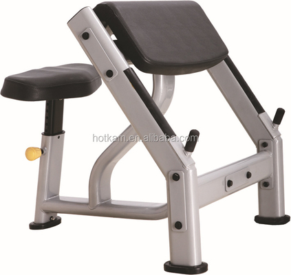 Powder Coating Fitness Gym Equipment Oval Tube Fitness Scott Bench