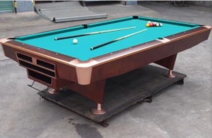 9FT French Pool Table Solid Wood 9 Ball Sportcraft Billiard Pool Table